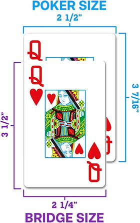 Copag 1546 Neoteric pack contents highlighting two decks in one box.