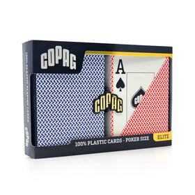 Copag Export Design poker-size double deck with jumbo index for quick reads.