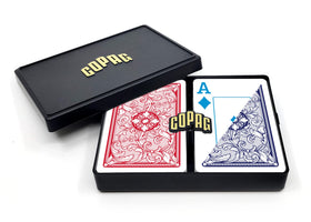 Copag Legacy 4-Color deck front view for elegant bridge gameplay