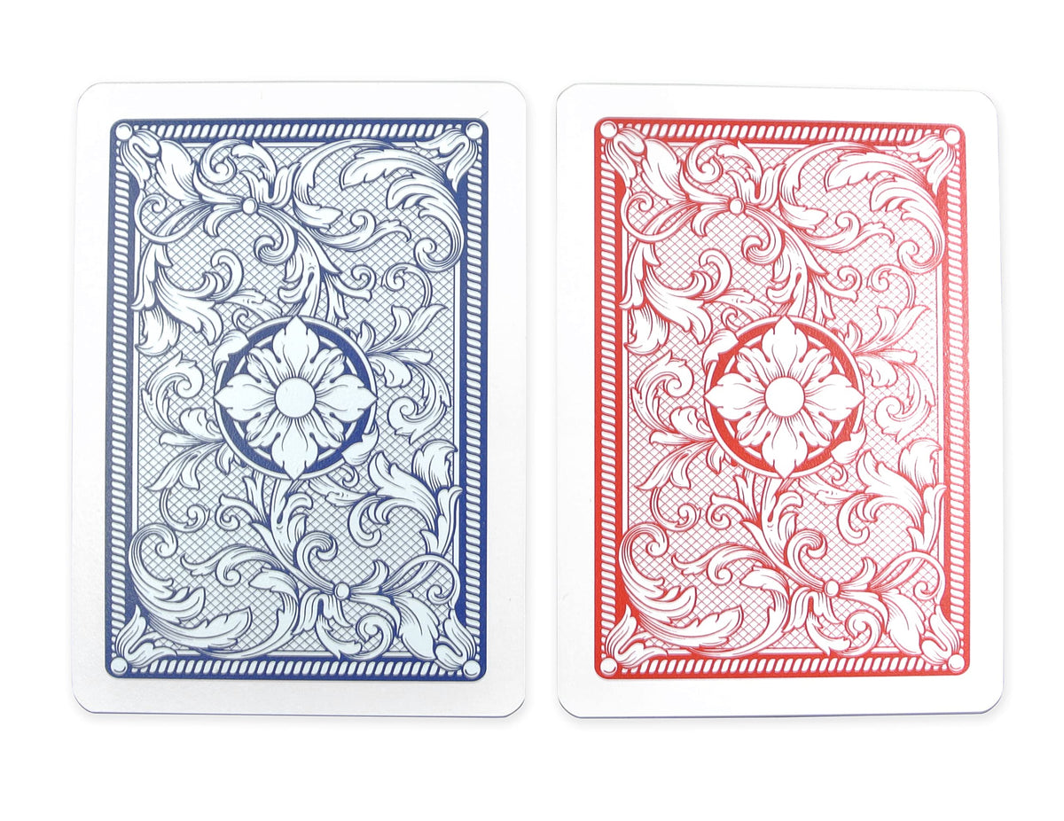 Copag legacy design double-deck case keeps cards organized and portable.