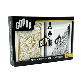Copag Legacy Design poker-size cards shown with jumbo index for easy visibility.