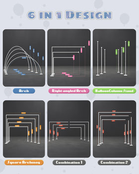 CORALMEE adjustable arch wide setup from 9.84 ft to 14.9 ft