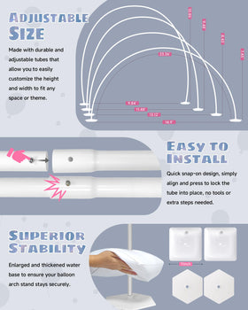 CORALMEE balloon pump and knotters included for quick inflation
