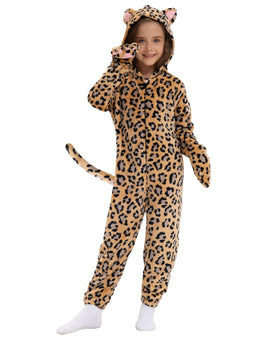 Corespe Cheetah costume front view for dress-up and comfort.