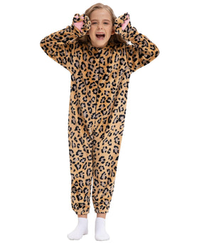 Corespe cheetah costume made from soft stretch fabric for comfort.