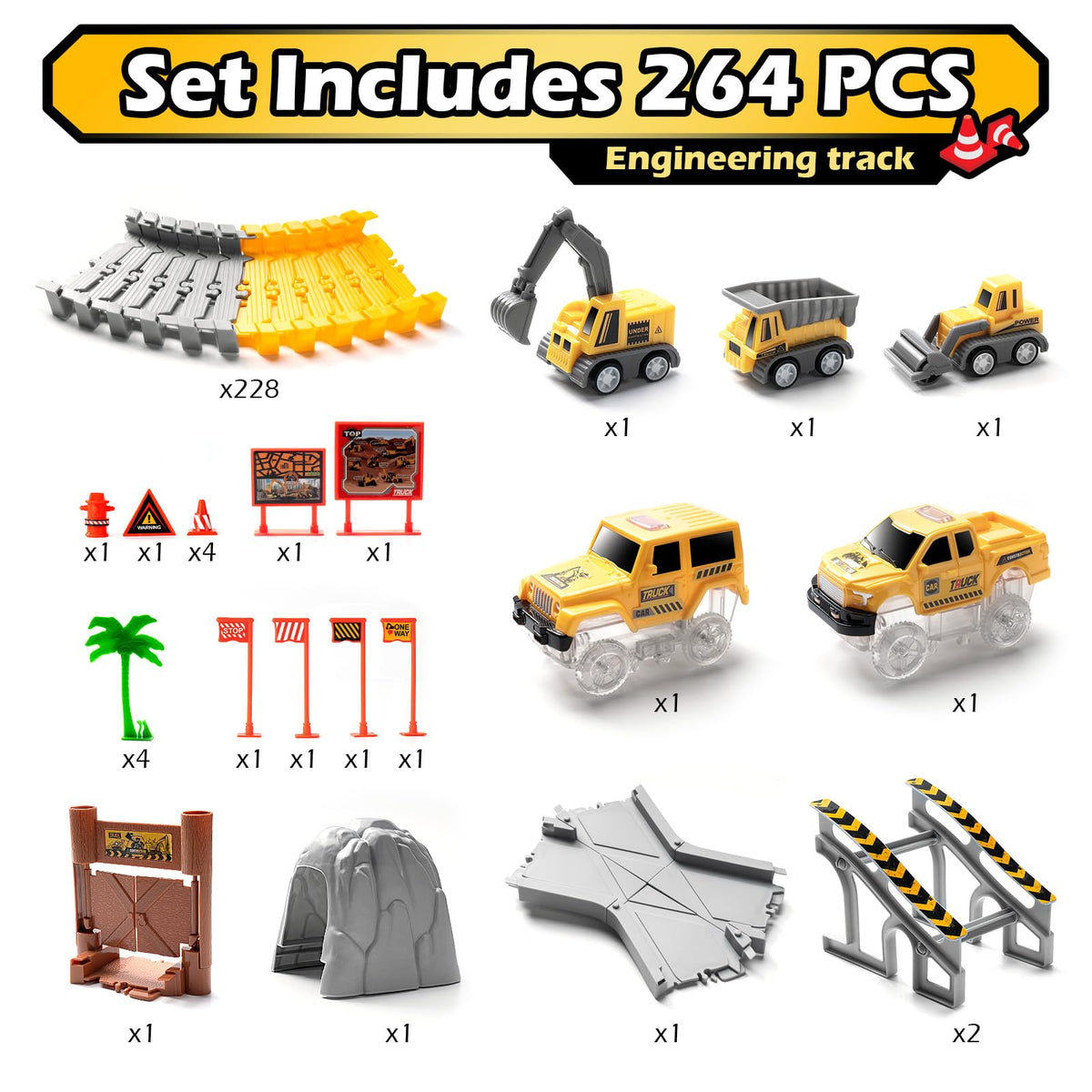 Coroiesty construction trucks, chunky vehicles for hands-on building and pretend engineering.