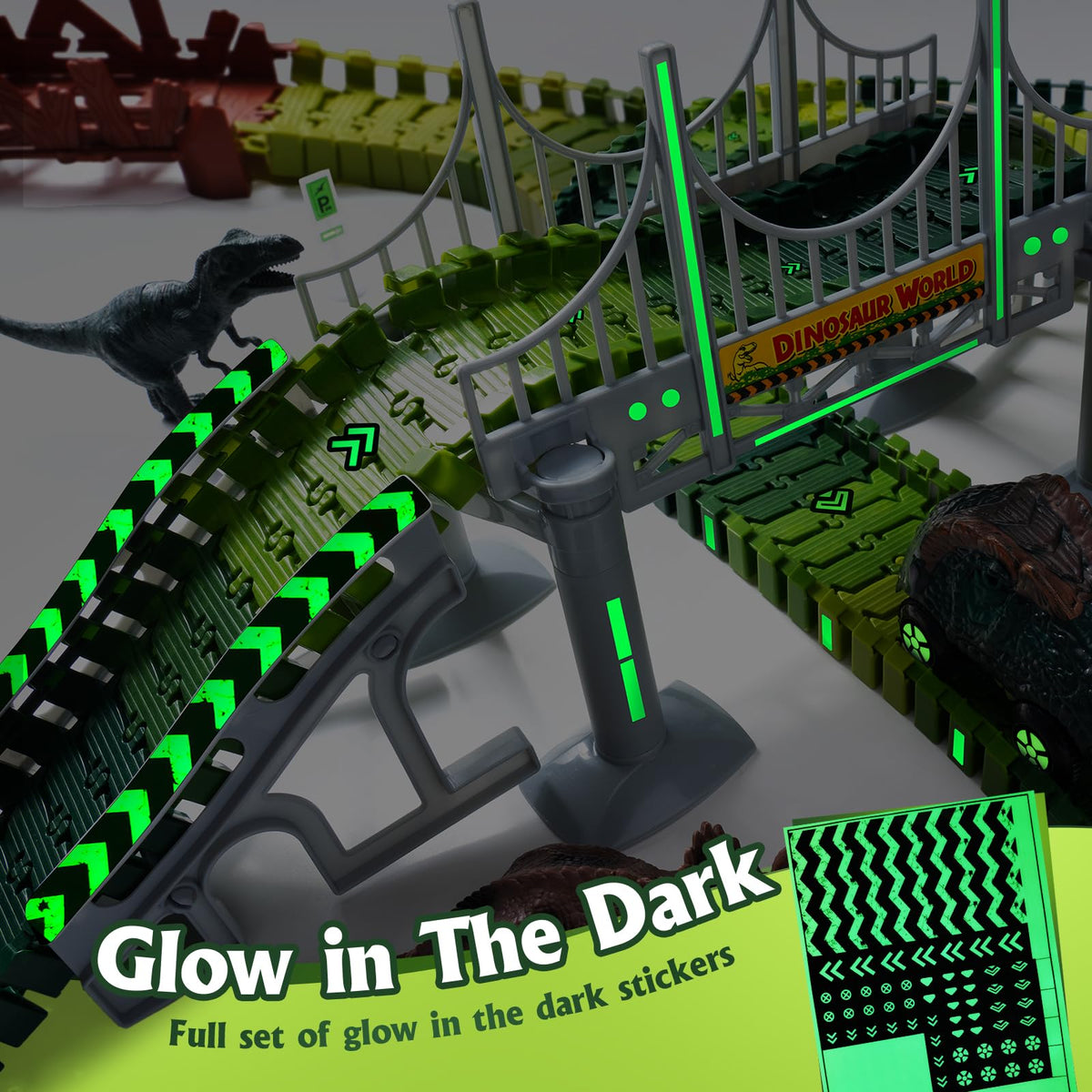 Coroiesty hanging bridge with track section showcases dramatic multi-route options.