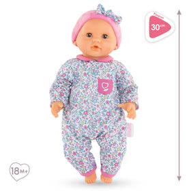 Corolle Bebe Calin Capucine soft body supports gentle cuddles and imaginative play.