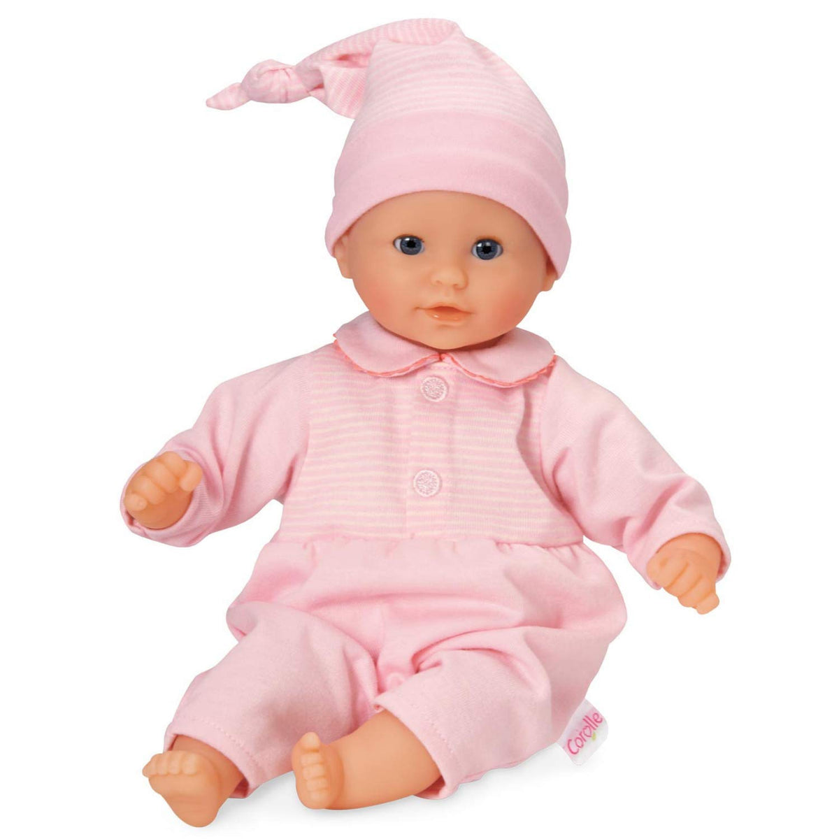 Corolle Bébé Calin Charming Pastel with vanilla-scented skin offering a soothing sensory touch.