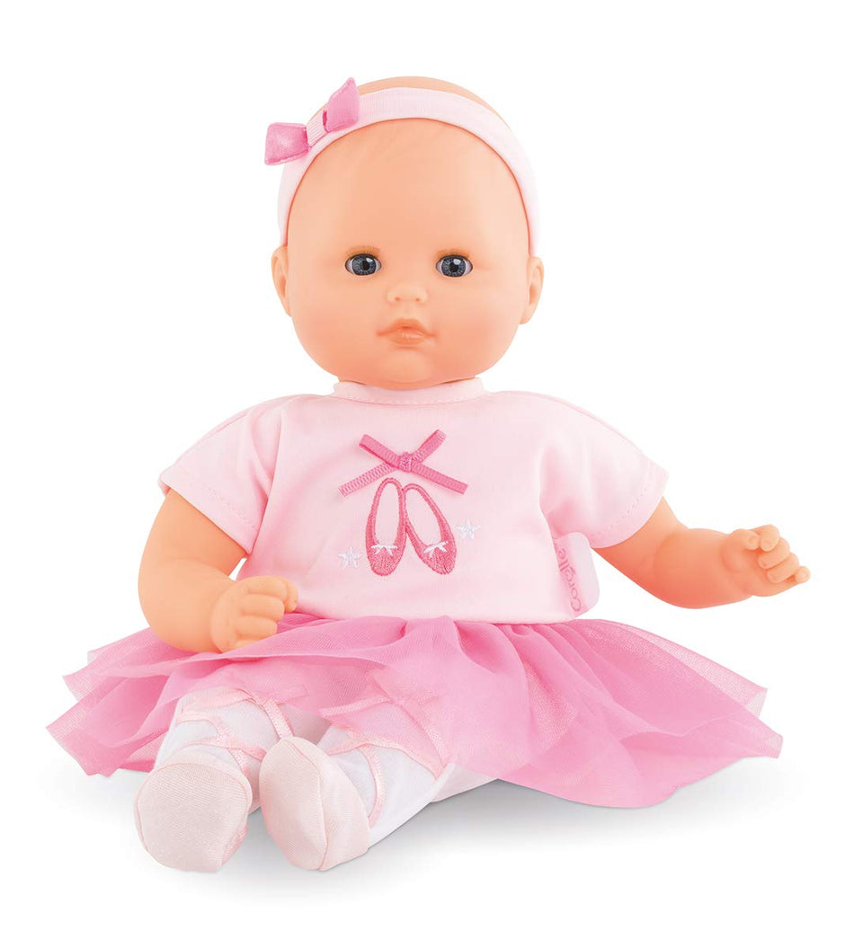 Corolle Bébé Calin Maeva 12in doll with soft body for cuddling.
