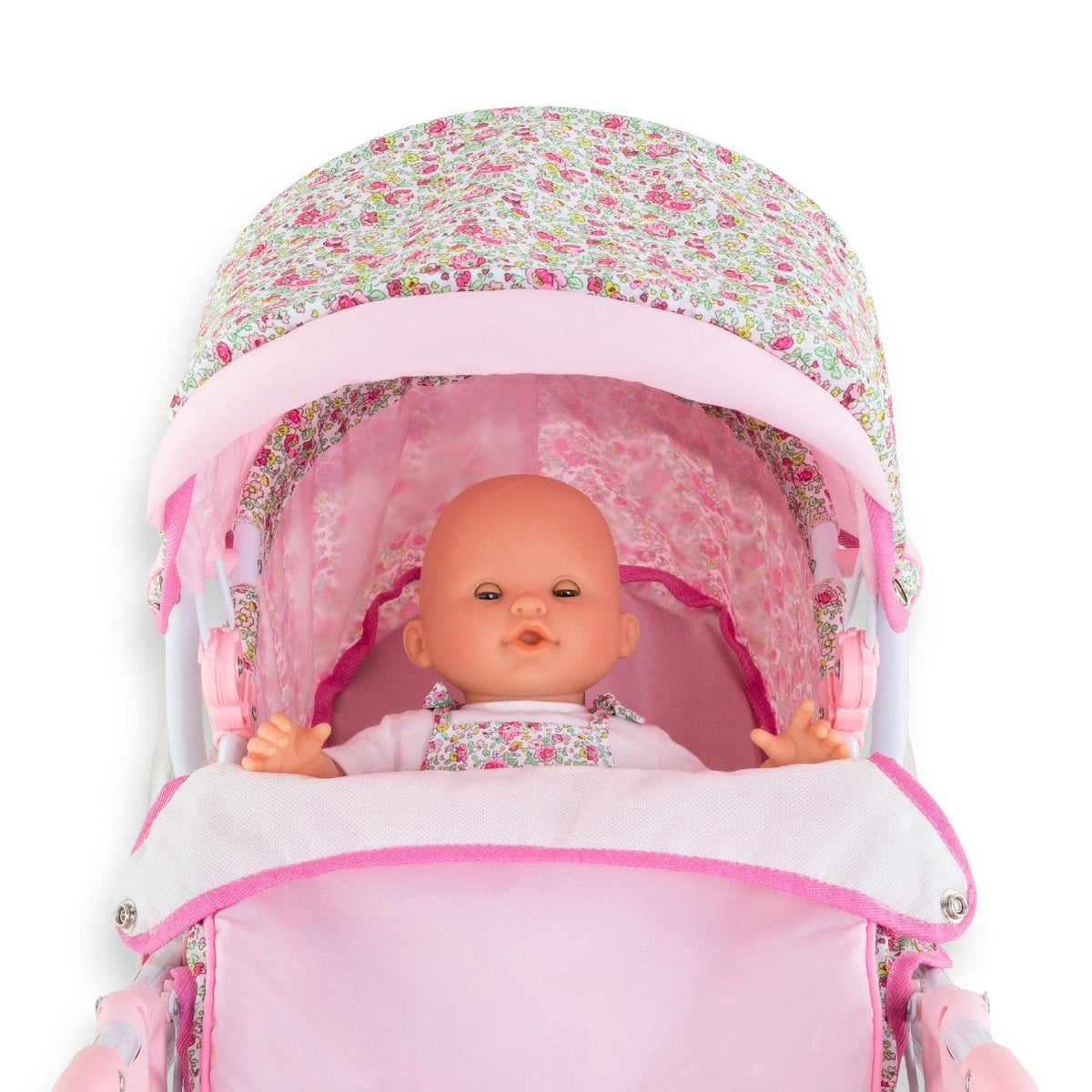 Corolle doll stroller with smooth rolling wheels for effortless indoor and outdoor use