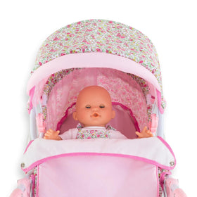 Corolle doll stroller with smooth rolling wheels for effortless indoor and outdoor use