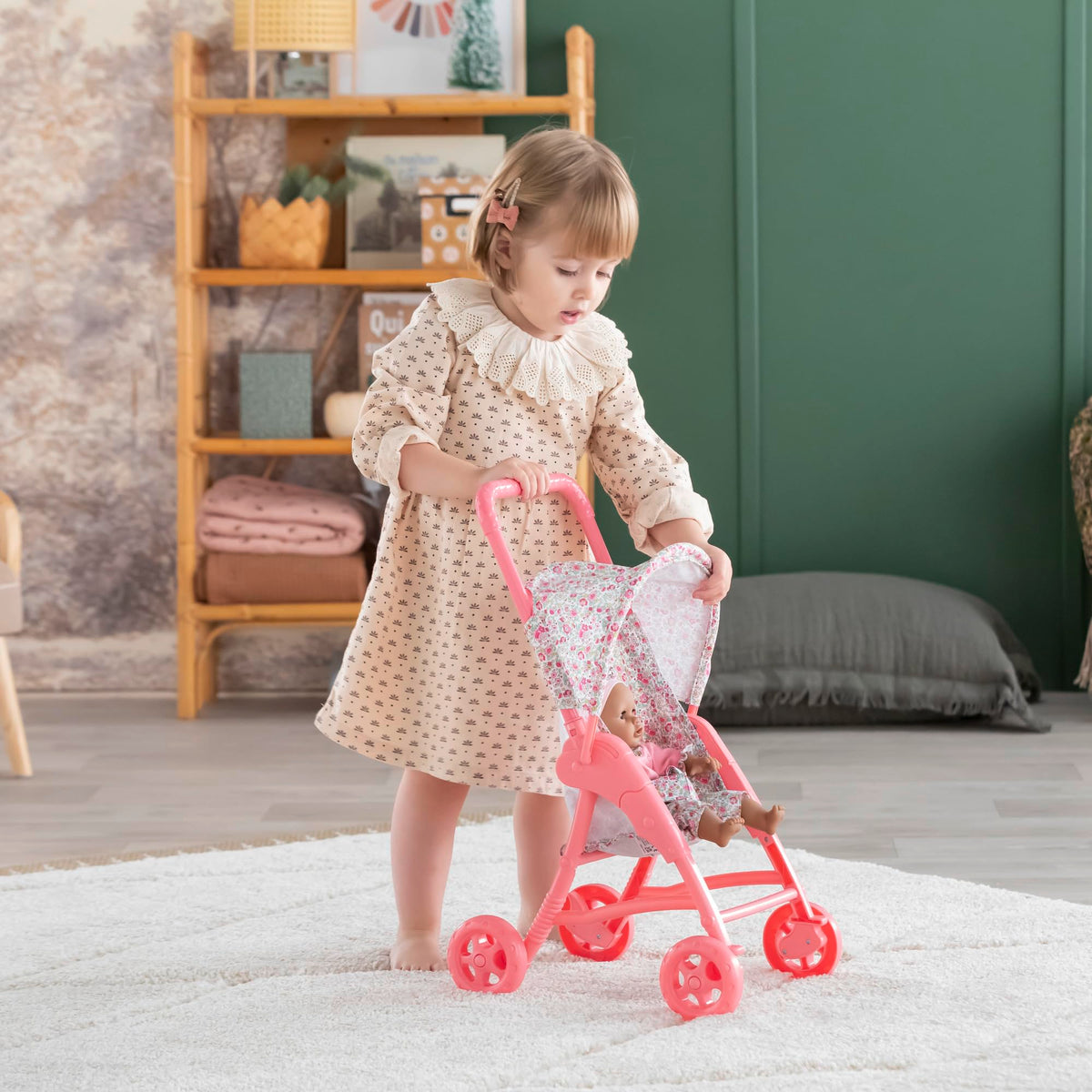 Corolle durable construction withstands years of pretend play