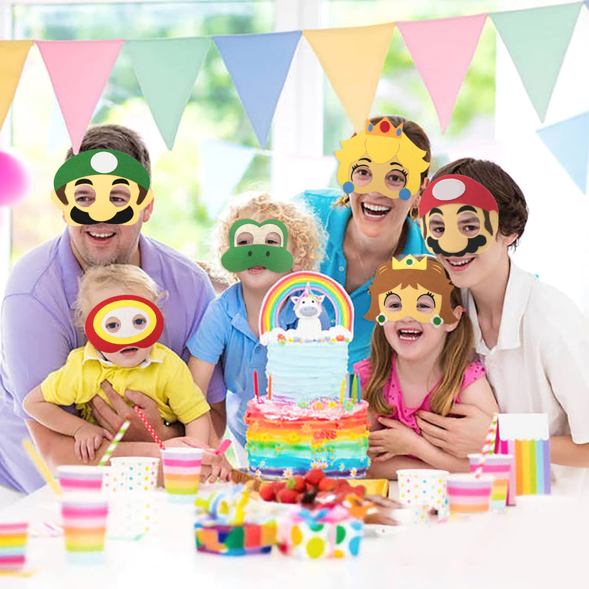 Corpower felt masks with elastic band ensure comfy all-day wear