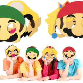 Corpower kids party masks show variety for role play and costume crafting