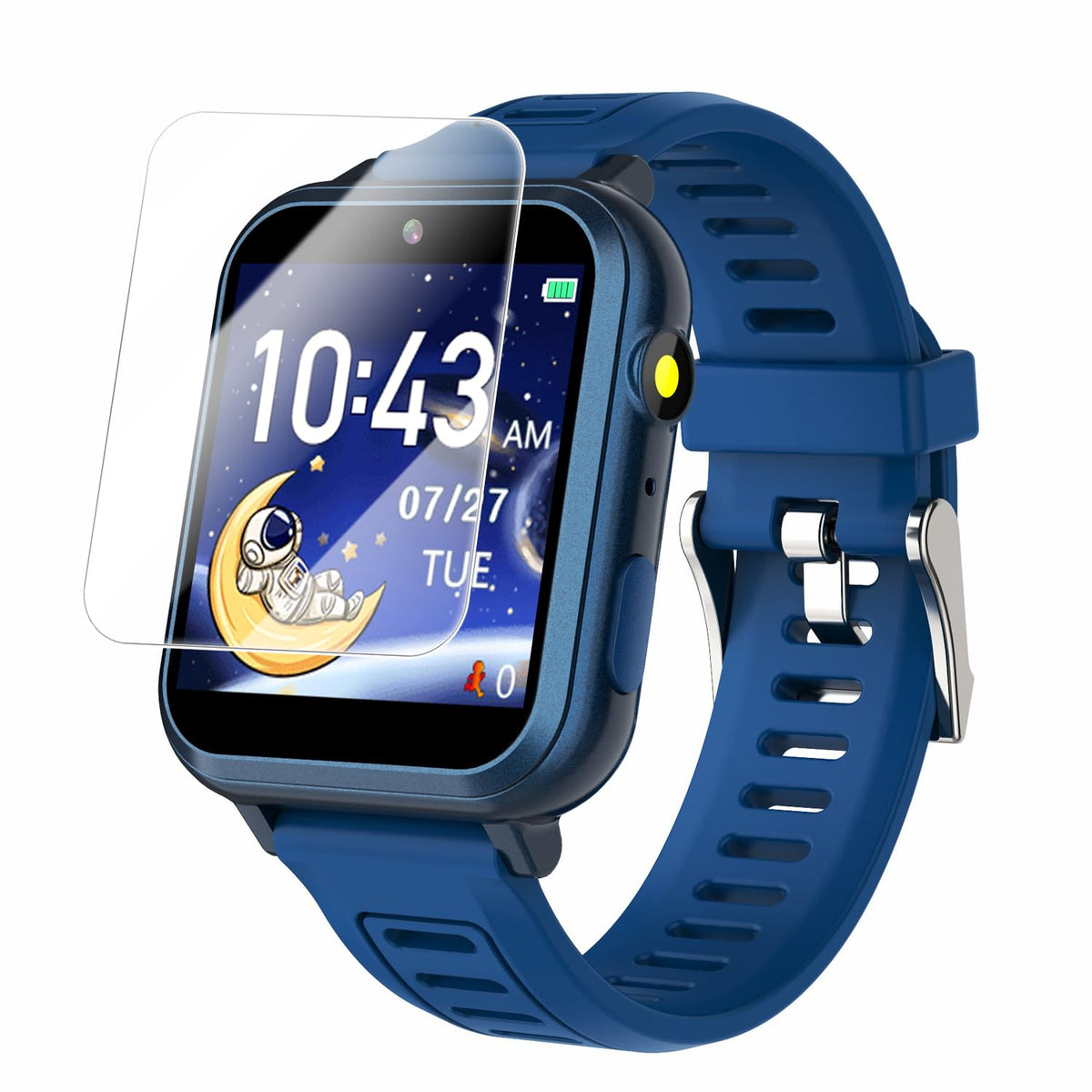 Cosjoype Kids Watch front view with 1.54-inch display for easy navigation.