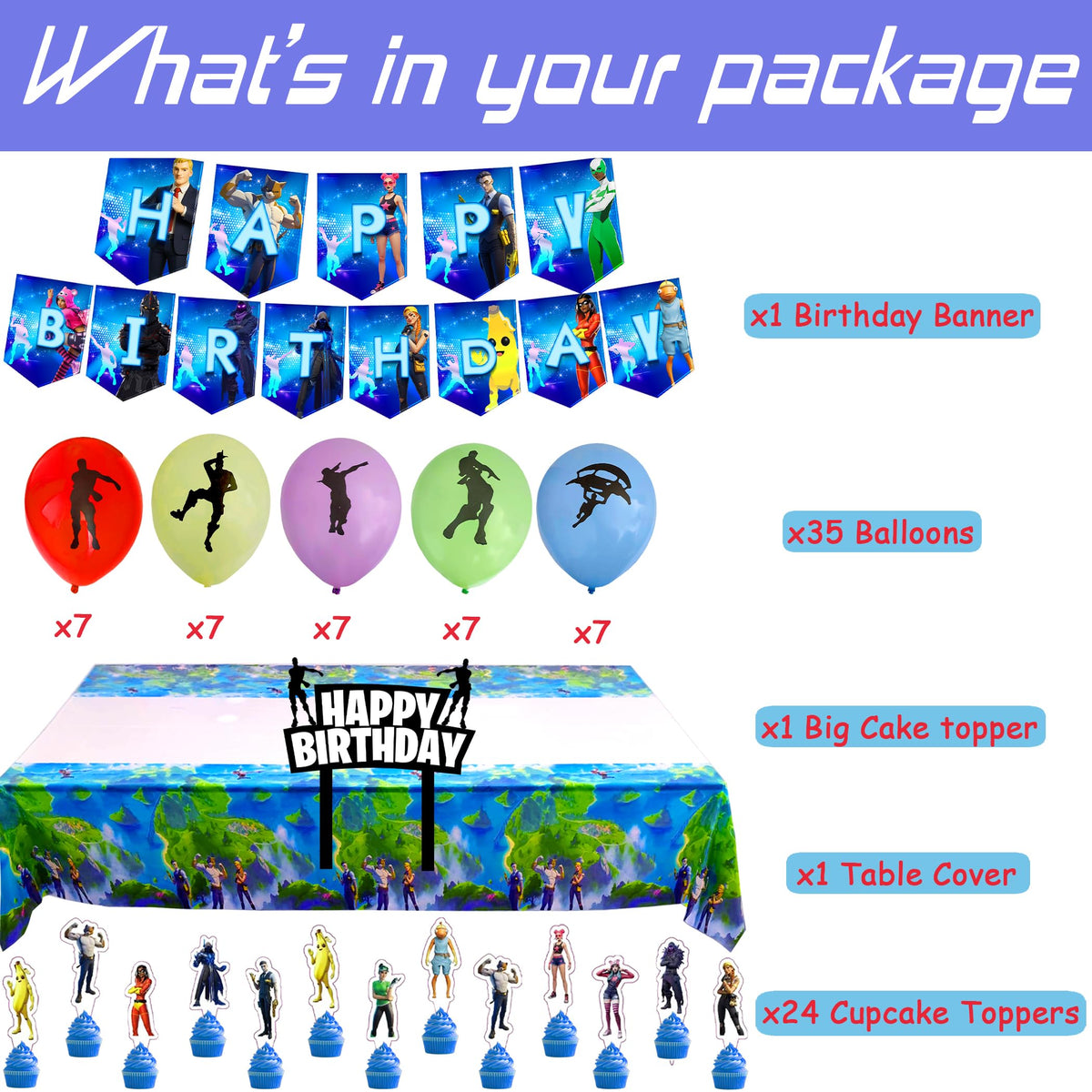 Cosmic Party balloon pack adds color and fun, ideal for photos and celebrations.