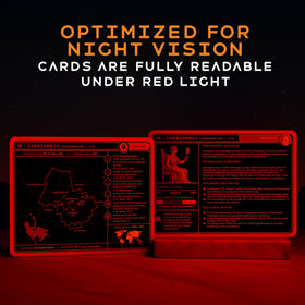 Cosmic Shards Stargazing Cards durable-cardstock closeup demonstrates lasting quality.