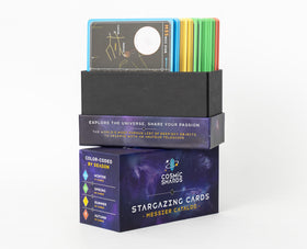 Cosmic Shards Stargazing Cards field-ready kit for travel and clubs