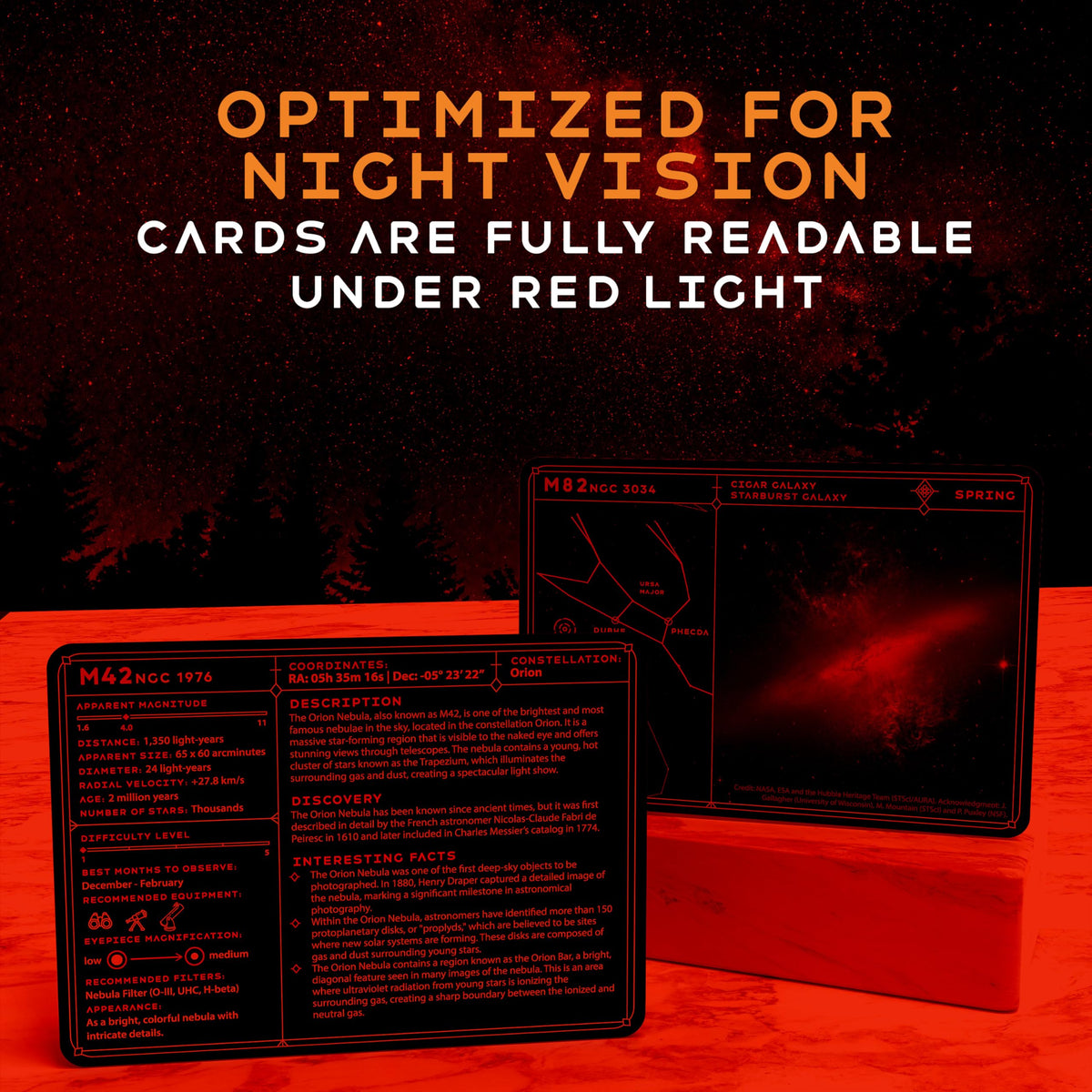 Cosmic Shards Stargazing Cards space telescope image to spark imagination