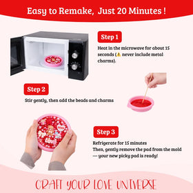 Cosmipad calming fidget in hand offers discreet anxiety relief.