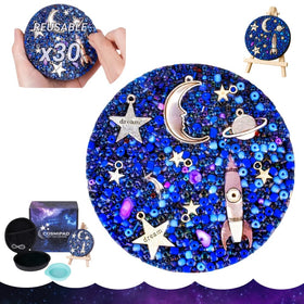 Cosmipad reusable picky pad with galaxy melt for calming fingertips
