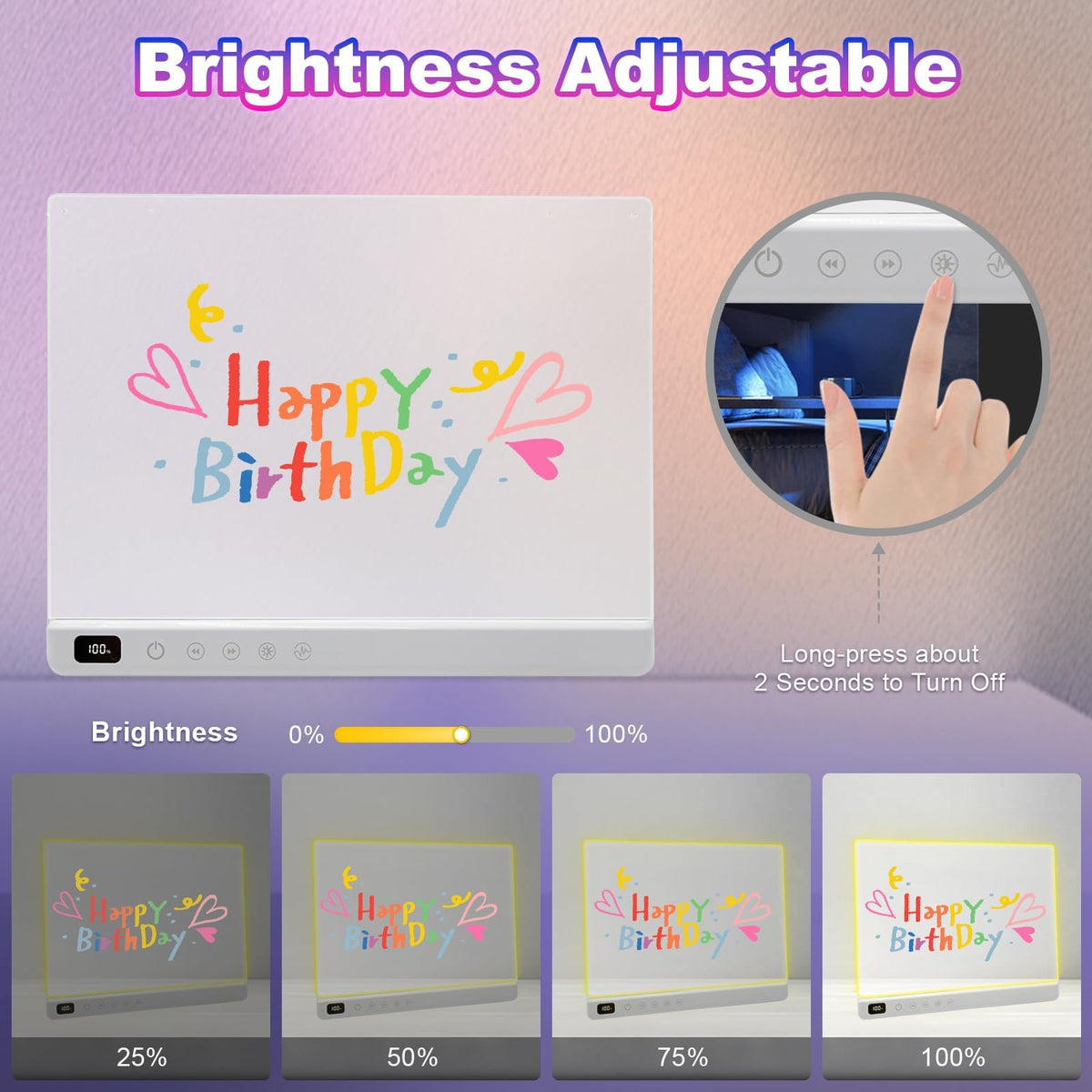Cosmody control panel showcases six dynamic glow modes for varied effects