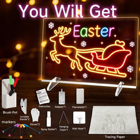 Cosmody LED drawing board tracing papers set for guided practice