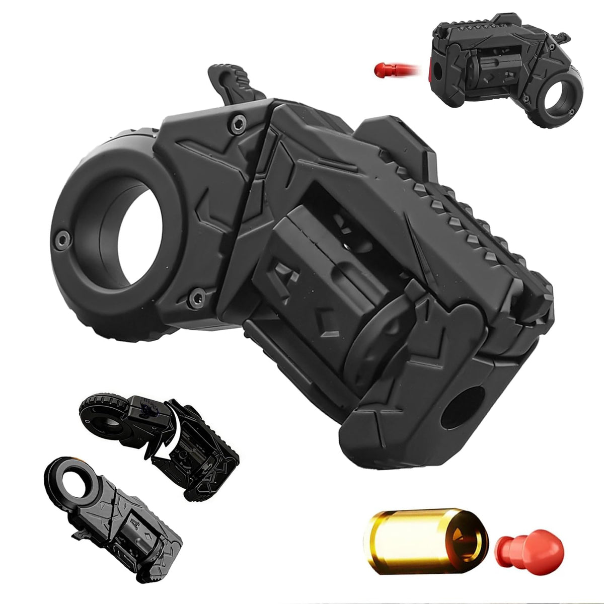 Cossify gun fidget toy metal body for focused stress relief and concentration.