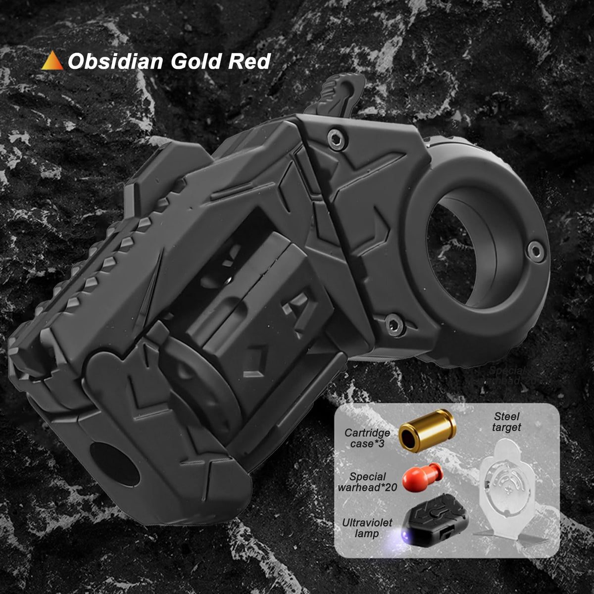 Cossify gun fidget toy shell ejection adds satisfying mechanical feedback.