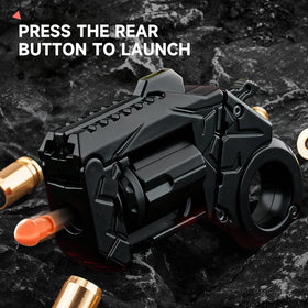 Cossify gun fidget toy target highlights precision play during breaks.
