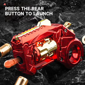 Cossify gun fidget toy target close-up showing practice and concentration benefits.