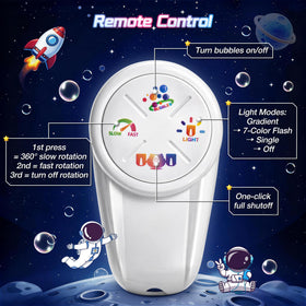 Cossy bubble machine is compact and ideal for poolside or camping.