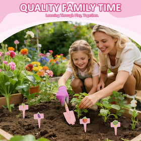 Cossy Kids Gardening Set gloves provide breathability to keep little hands comfortable