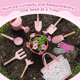 Cossy Kids Gardening Set watering can is light and easy for little gardeners