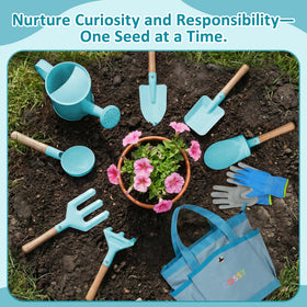 Cossy Kids Gardening Tools 6-piece set, lightweight for little hands.