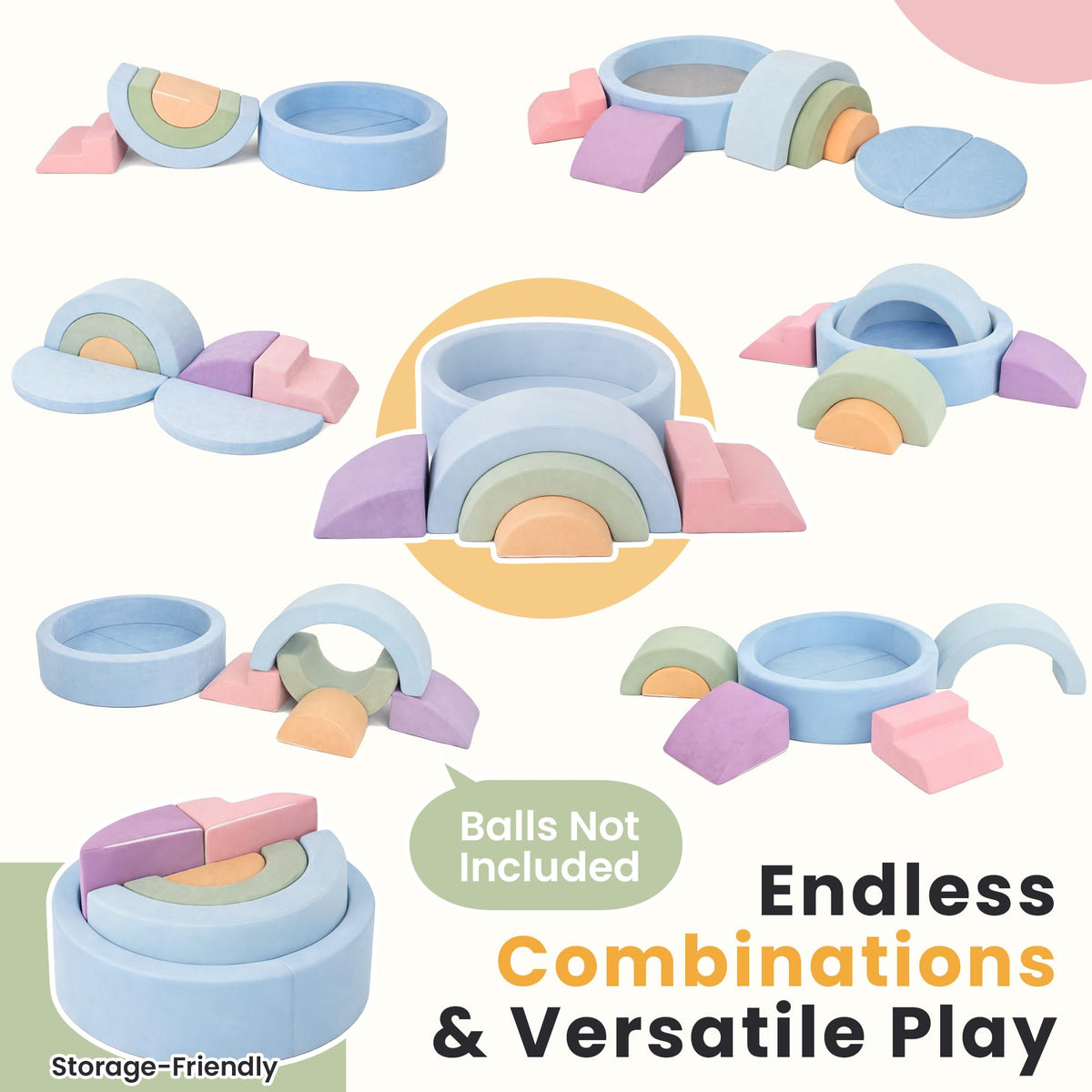 cossy toddler climbing blocks help build balance and grip