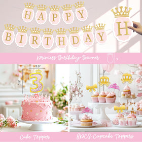 Costova Princess castle tablecloth enhances the royal table setting