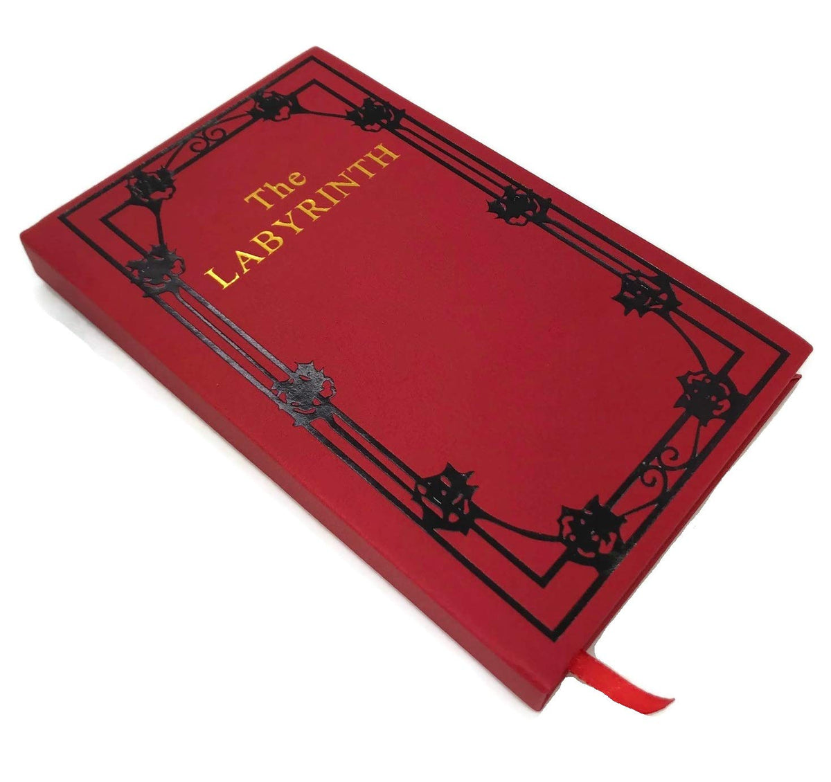 Costumebase Labyrinth Sarah's Red Book spine detail adds authentic vintage vibe.