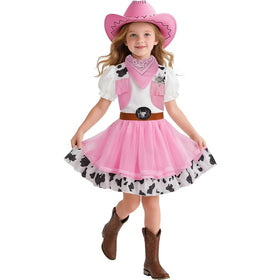 Costumerry cowgirl hat in pink completes a ready-to-play Western outfit