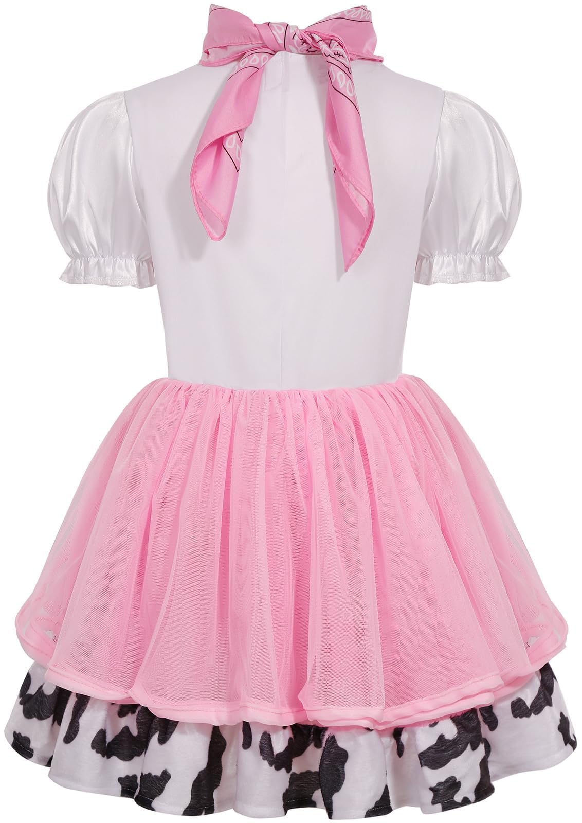 Costumerry cowgirl skirt with cow print for vibrant, standout costumes