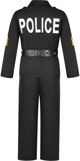 Costumerry police officer costume hat completes an authentic look.