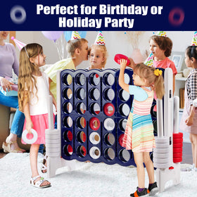 Costzon Giant 4-in-A-Row with 42 rings engages players.