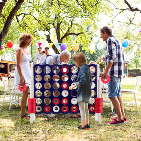 Costzon Giant 4-in-A-Row suitable for kids and adults.