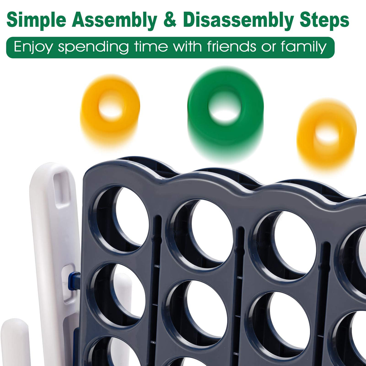 Costzon Giant 4-in-A-Row features 42 jumbo rings for varied rounds