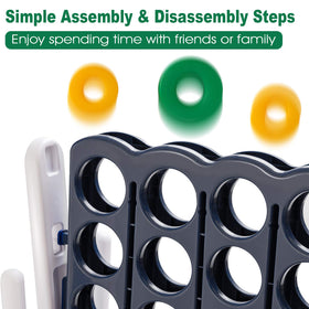 Costzon Giant 4-in-A-Row features 42 jumbo rings for varied rounds