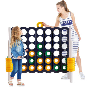 Costzon Giant 4-in-A-Row ready for outdoor yard play and gatherings