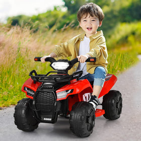 Costzon ATV compact dimensions fit toddlers ages 18-36 months.