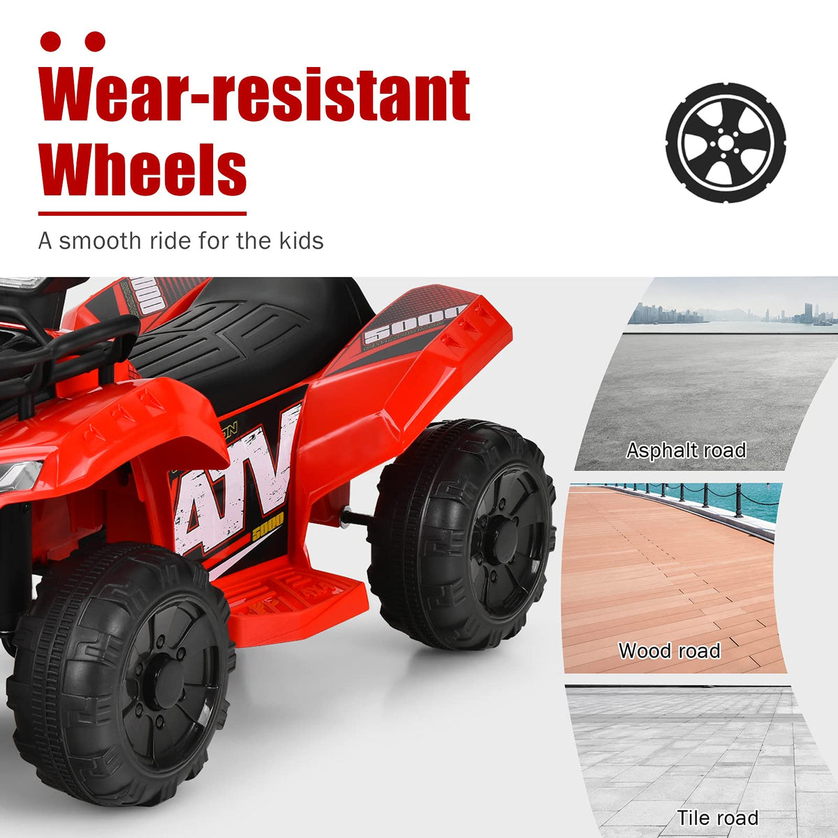 Costzon ATV front storage basket keeps small items handy.