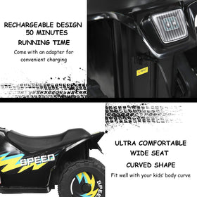 Costzon Kids ATV charging port enables quick recharges for more playtime